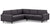 oskar 2-piece sectional - fabric