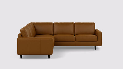 oskar 2-piece sectional - leather