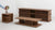 plank 83" tall media unit