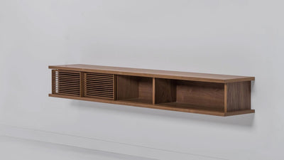 plank 83" wall shelf