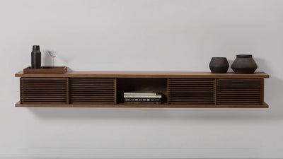 plank 83" wall shelf
