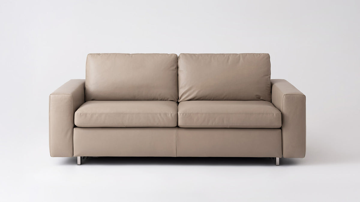 reva sleeper sofa - leather