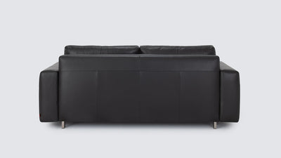 reva storage loveseat - leather