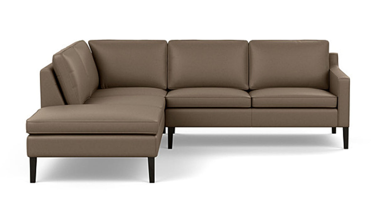 skye 2-piece sectional - leather