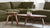 solana triangular end table