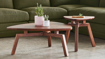 solana triangular coffee table