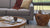 solid teak mushroom stool