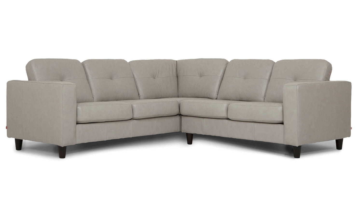 solo 2-piece sectional - leather
