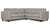 solo 2-piece sectional - leather