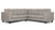 solo 2-piece sectional - leather
