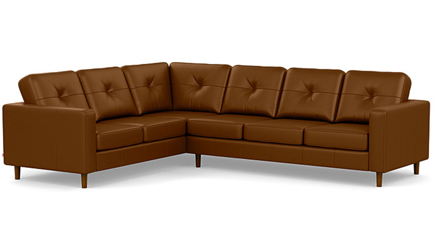 solo 2-piece sectional - leather