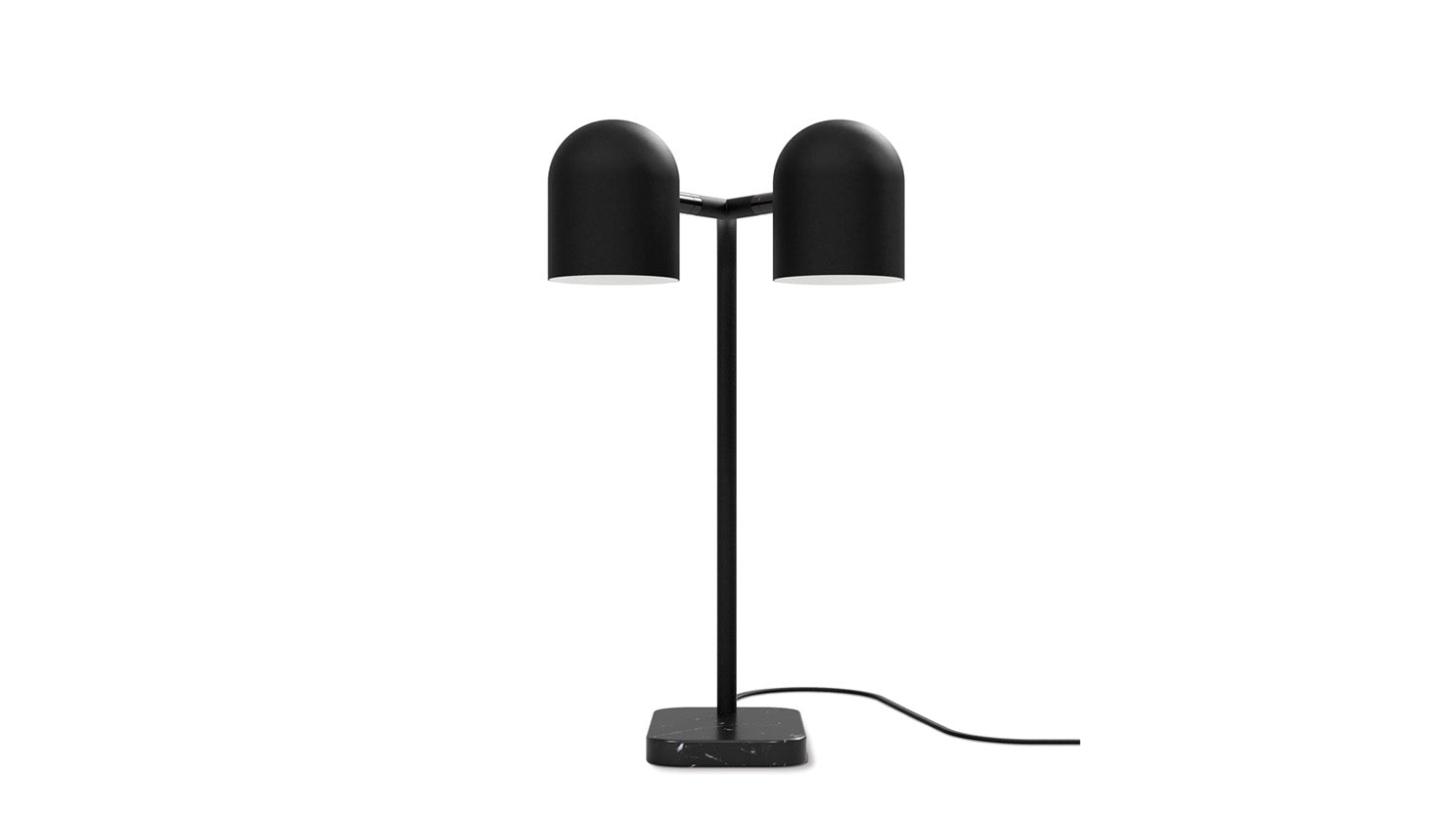 Three Candle Bouliette Table Lamp w/Black Shade, Table Lamps, Collection, City Knickerbocker