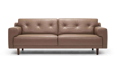 remi 87" sofa (button) - leather