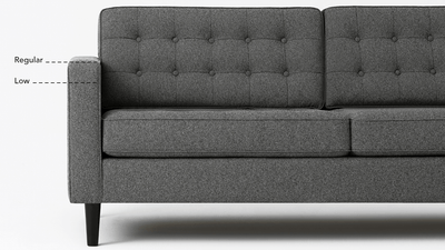 reverie 86" sofa - fabric
