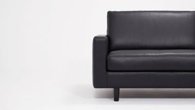 oskar 85" sofa - leather