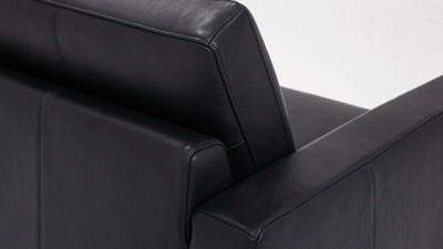 oskar 85" sofa - leather