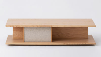 plank rectangular coffee table