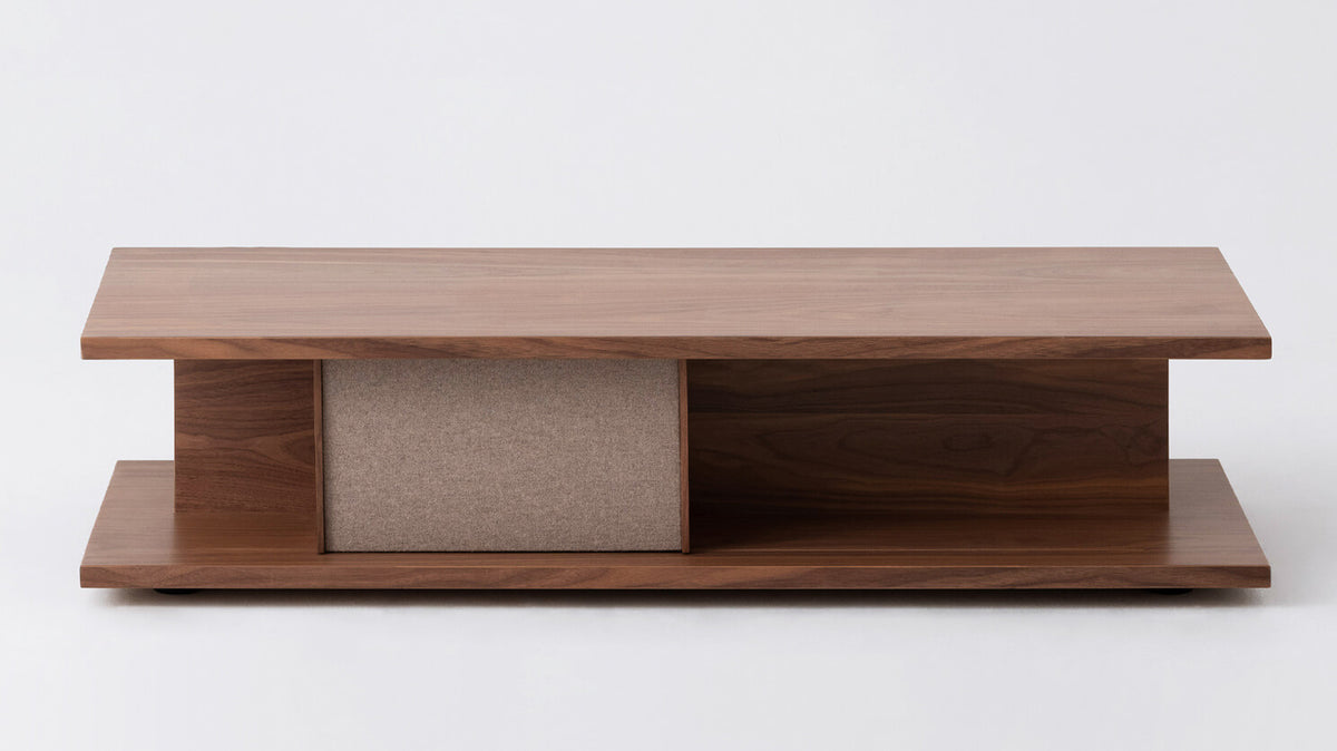 plank rectangular coffee table