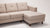solo 2-piece sectional - fabric