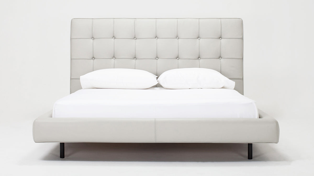 winston bed - leather